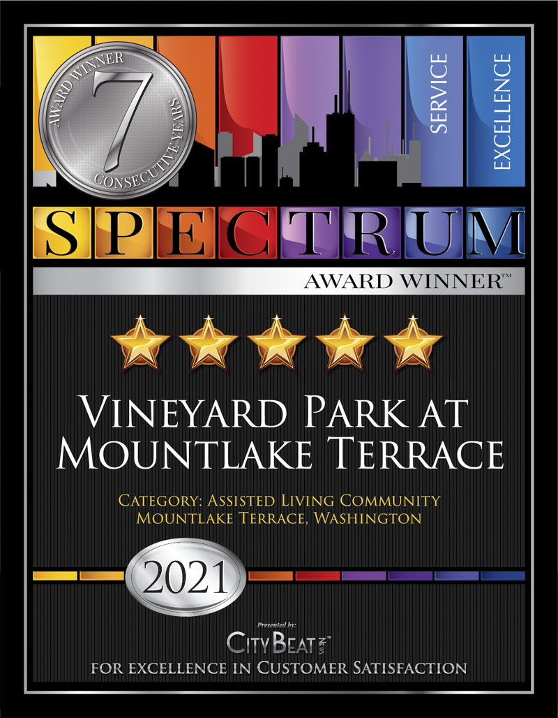 2021 Spectrum Award for Vineyard Park of Mountlake Terrace
