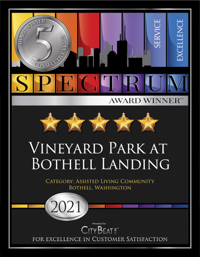 Spectrum Award for Vineyard Park of Bothell Landing