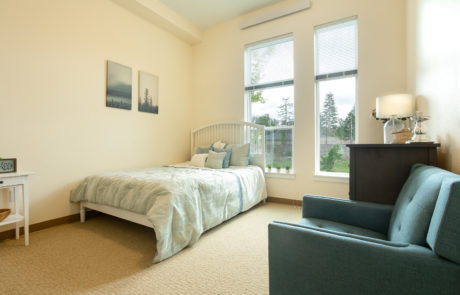 Assisted Living Community Bedroom Window in Covington Washington