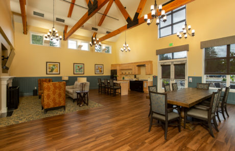 Assisted Living Community Vaulted Ceilings in Covington Washington
