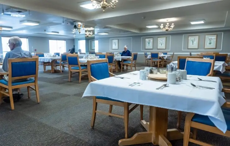 Dining Room at Lynden Manor Assisted Living Community