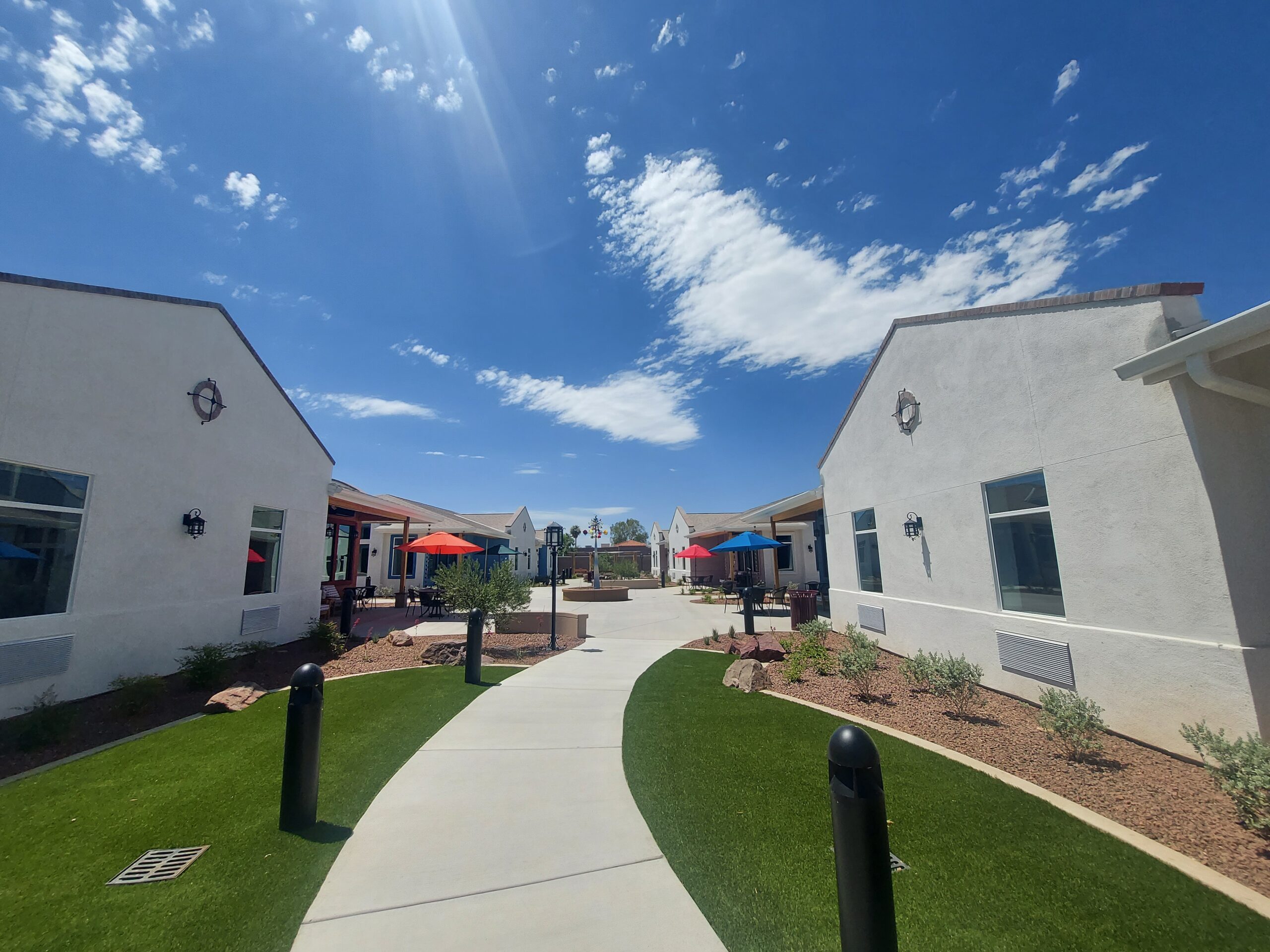 Walking Path at Memory Care Community in Tucson AZ