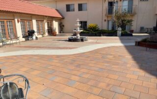 Assisted Living Community Courtyard in Scottsdale