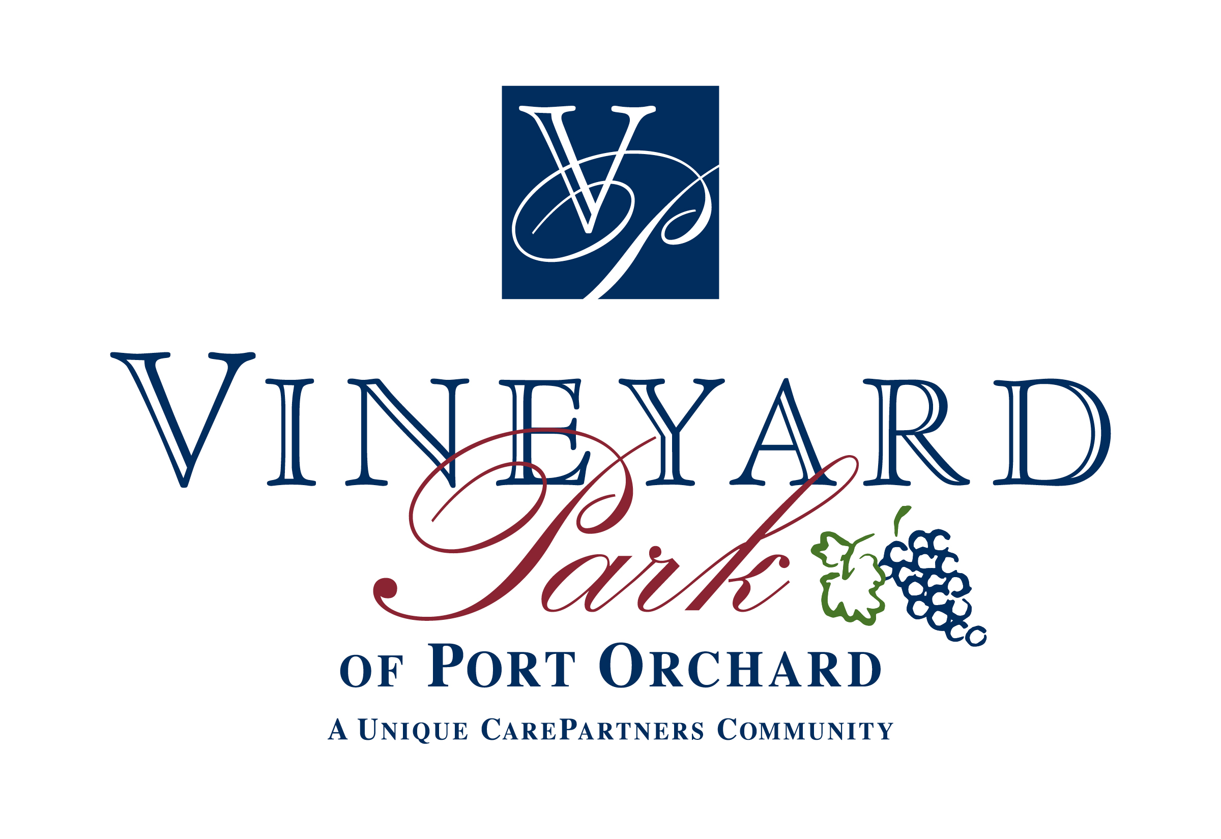 Vineyard Park of Port Orchard logo