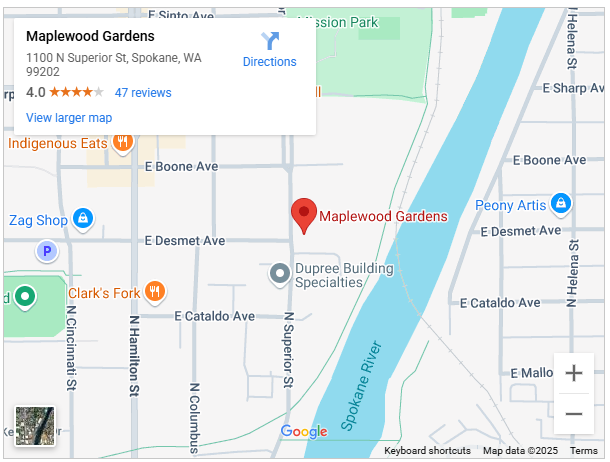 maplewood gardens google map screenshot